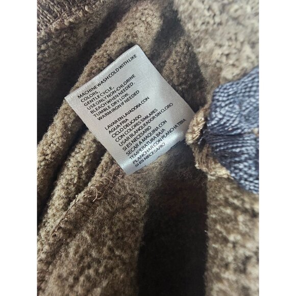 Weatherproof Vintage Sherpa Sweater Large Brown Elbow Patch - Picture 9 of 9